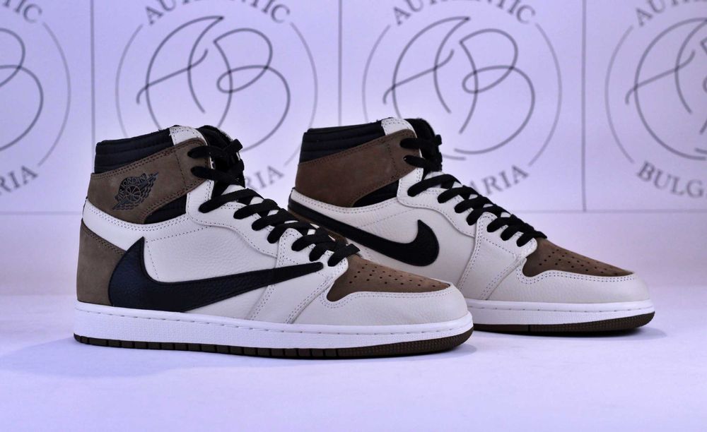 Nike Air Jordan 1 Travis Scott Мъжки Дамски Маратонки