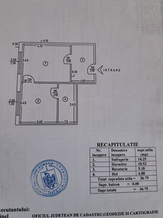 Vand apartament  lângă ieșire A1