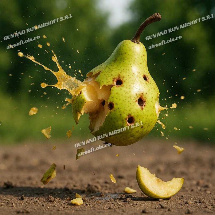 PISTOL HDR Modificat! (10 Butelii co2+100 bile) ~ 25 JOULI++ Gaz Pusca