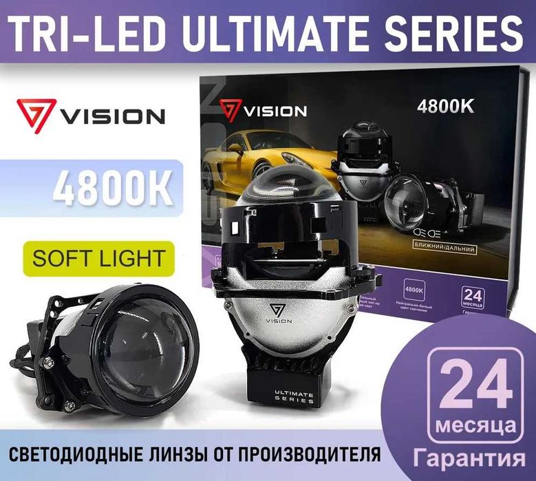 Светодиодные Bi-LED модули Vision Tri-Led Ultimate Series