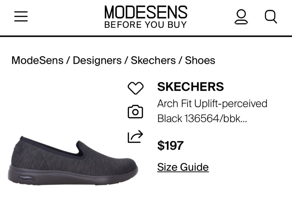 Skechers, Perceived. Лодочки слипоны из США. 100% Оригинал. Разм 38.5