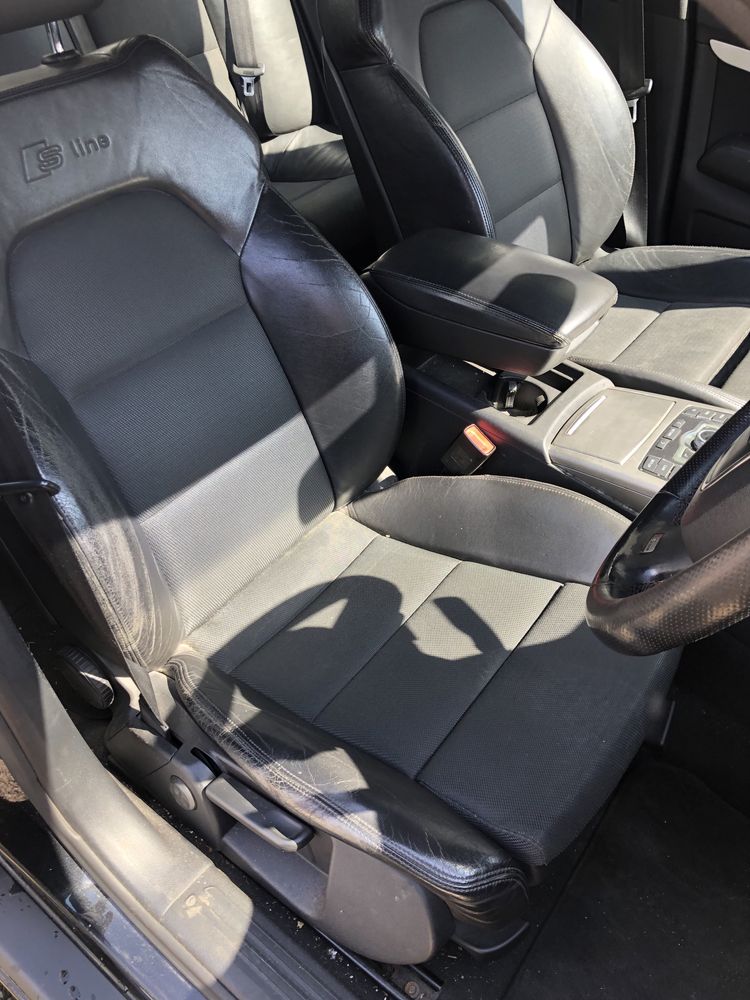 Interior audi a6c6 sedan s-line semipiele