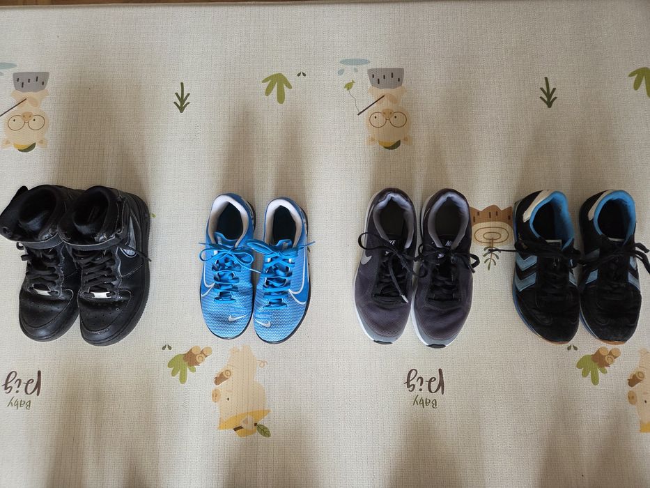 4 чифта маратонки 35 и 36 номер / Nike / Hummel