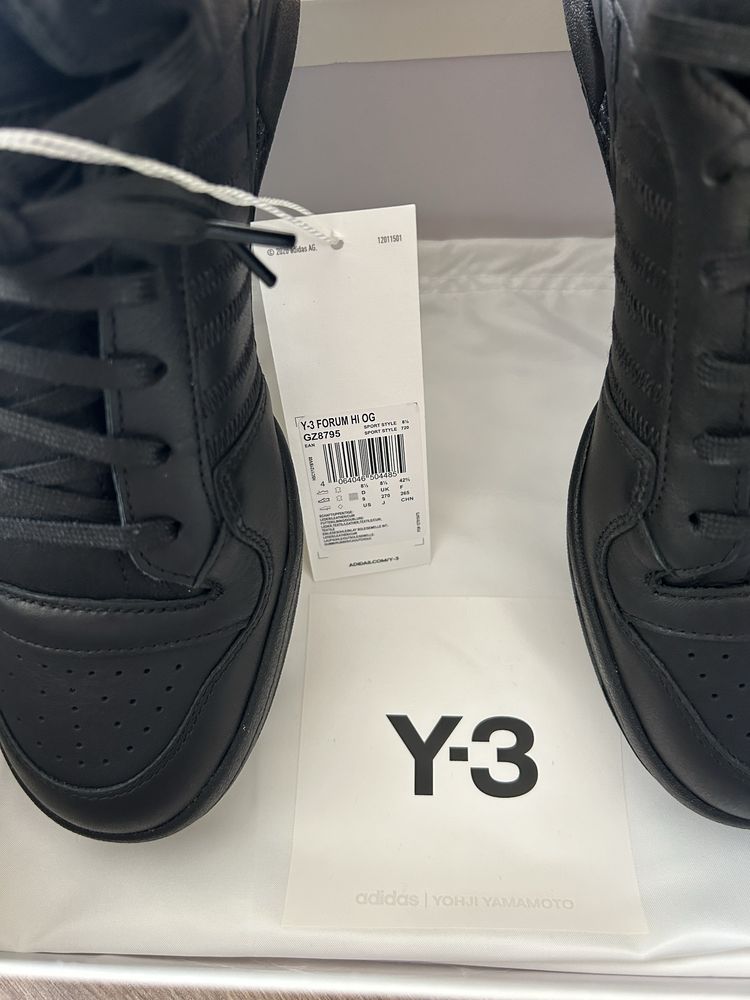 adidas Y-3 Forum Hi OG Triple Black