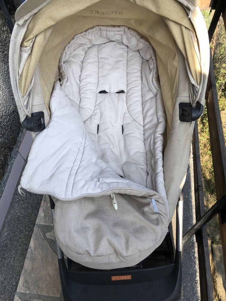 Бебешка/детска количка stokke (зимен и летен кош 2 в 1,столче за кола)