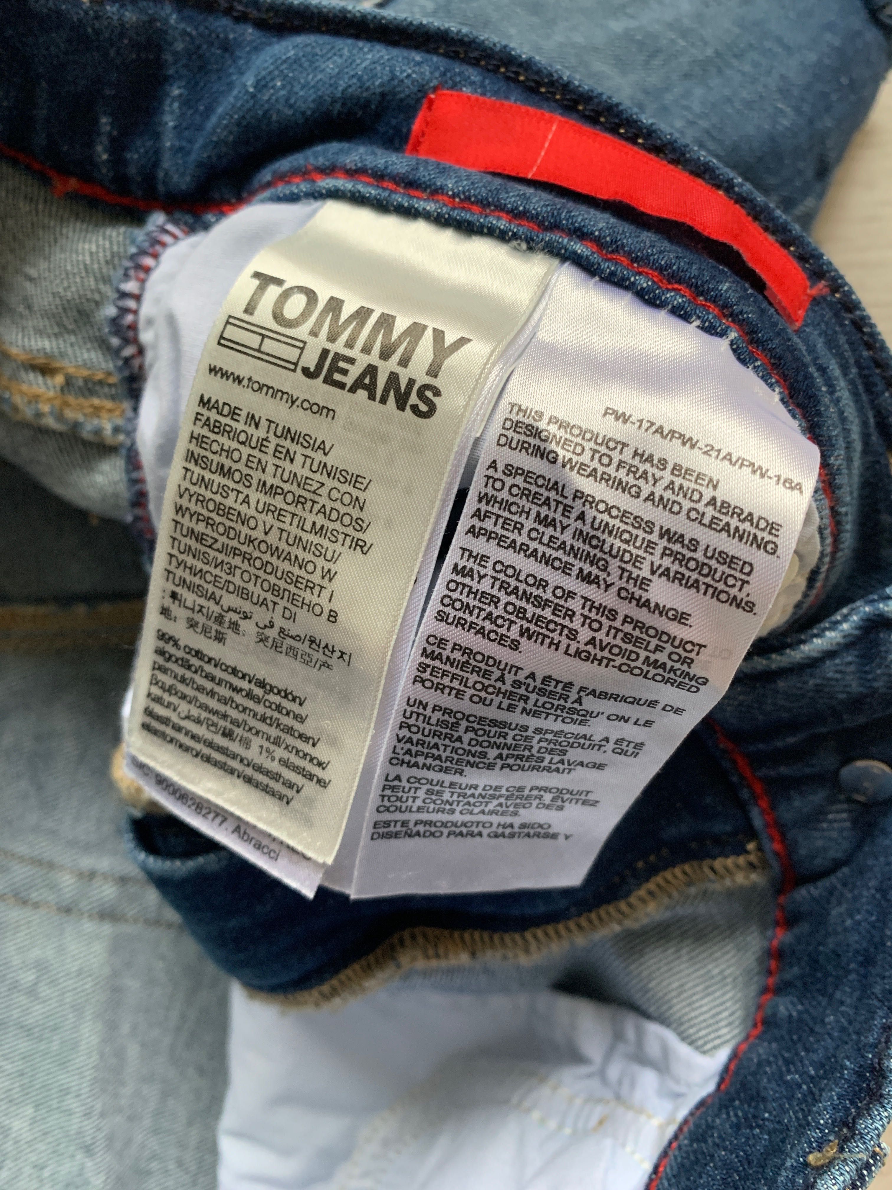 Tommy Jeans къси дънки