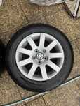 Jante 5x112 R15 cu anvelope allseason bune