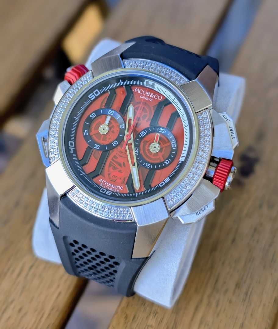 Кварцов мъжки часовник Jacob & Co. Epic II Chronograph Bi-Compax