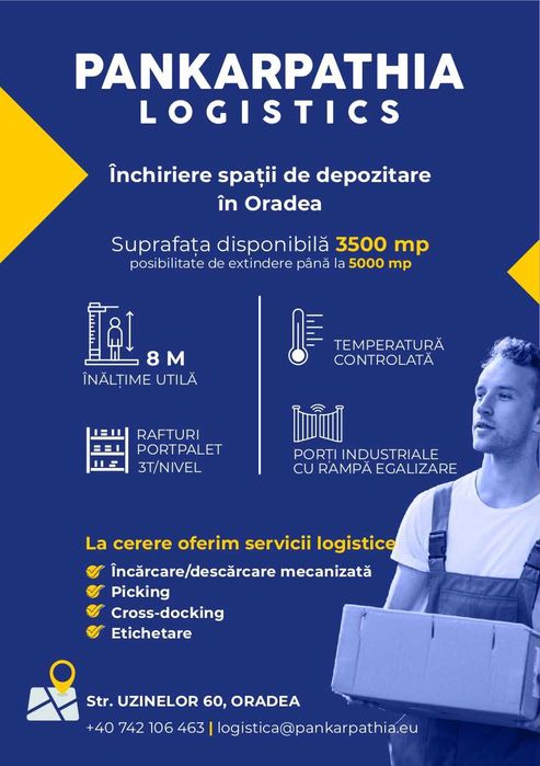 Inchiriere spatiu depozitare Oradea