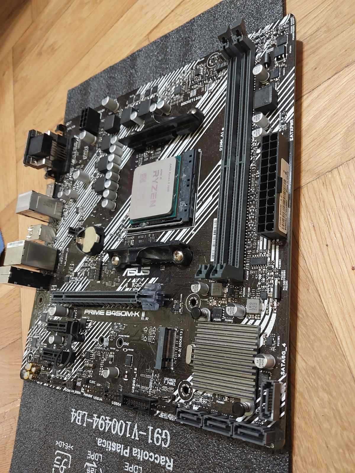 AMD Ryzen 5 3600 + Asus Prime B450M-K II
