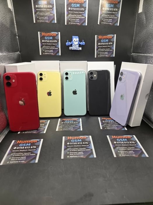 iPhone 11 / 128GB / Toate Culorile / 100% / Garantie / Rate
