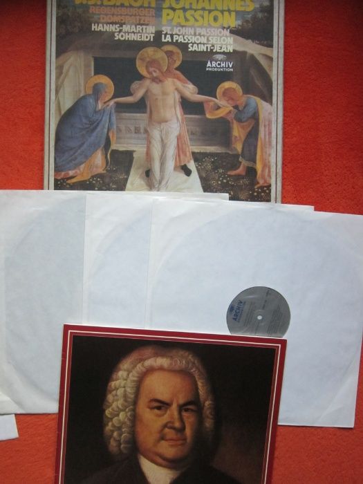 rar vinil  Bach St.John Passion Patimile dupa Ioan Germania 1979