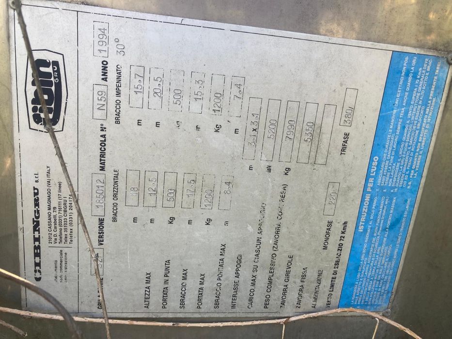 Macara turn Cibin Gru S21 - 1,2 tone