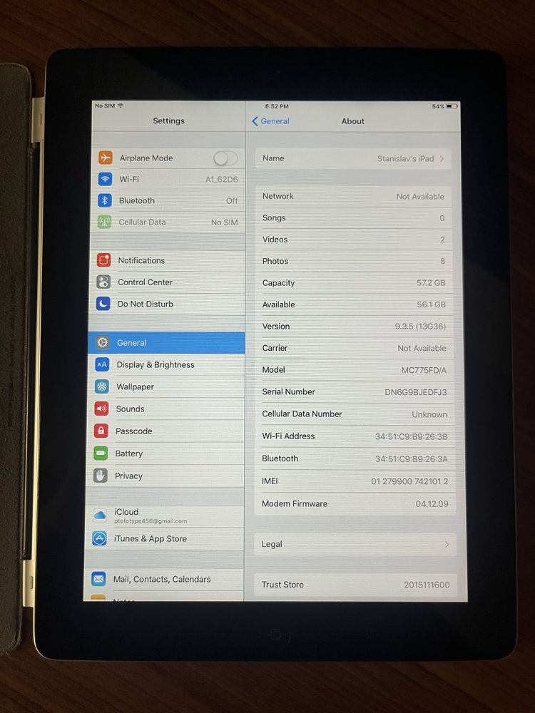 IPad 2nd gen 64GB