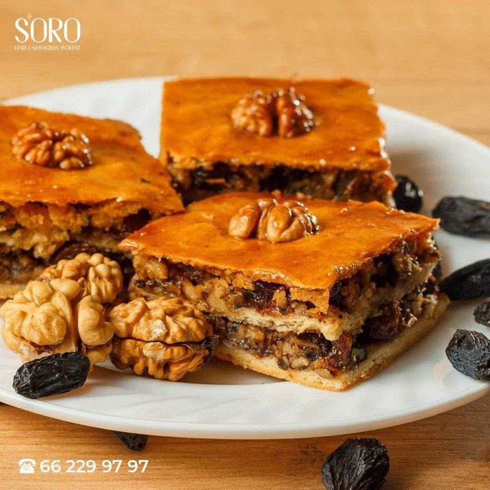 To`y boshlayapsizmi  tashvishlanmang dasturxon shirinligi bor bizda