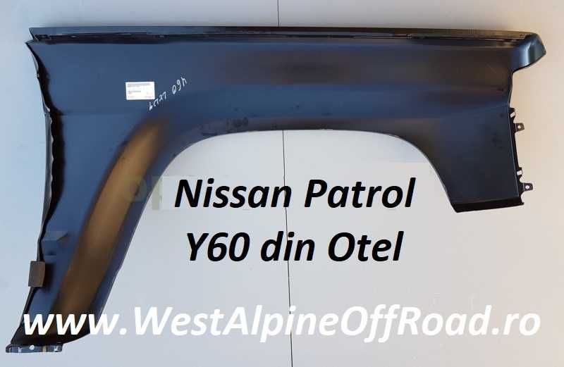 Aripa Nissan Patrol Y60 - Fabricat din OTEL -  Stanga / Dreapta