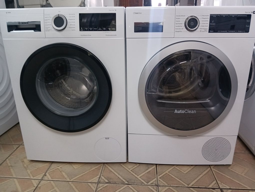 Комплект пералня Bosch SERIE 6 I-DOS 10кг и сушилня Bosch Serie8 WI-FI