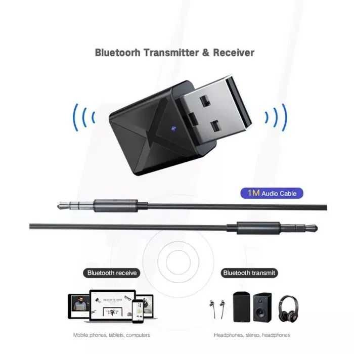 Adaptor Convertor Audio AUTO Bluetooth la JACK 3.5mm Stereo Mama M01