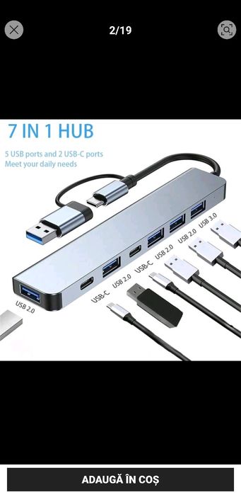 Hub USB 7 porturi
