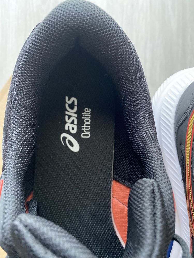Asics - Pantofi pentru alergare Gel-Contend 8, Negru, Portocaliu, 8