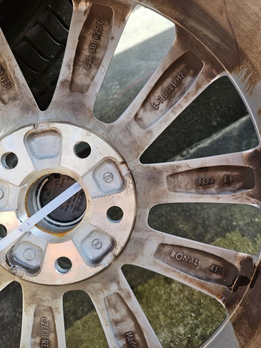 Jante originale Audi R18 + Anvelope 235 55 19