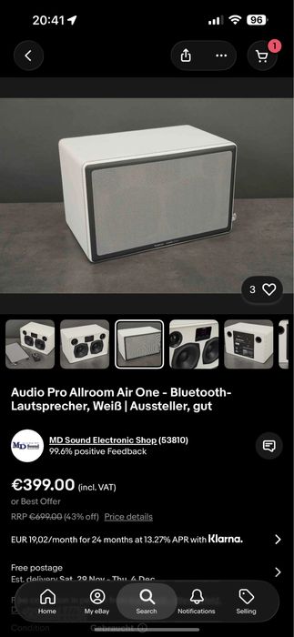 Audio Pro Allroom Air One - Bluetooth колона