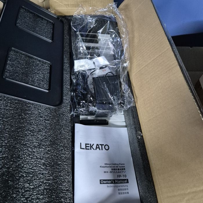LEKATO 88-клавишно дигитално електронно  сгъваемо пиано