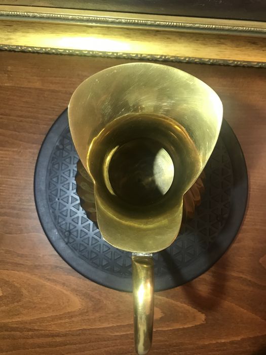 Ulcior vintage(India) din alama, model deosebit, de 1L