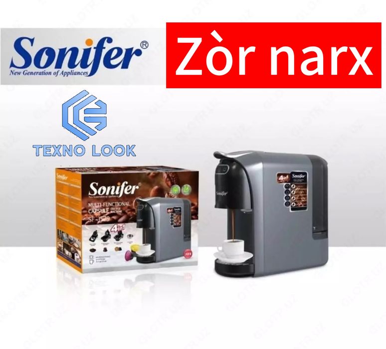 Kofe qaynatgich Sonifer SF-3579. 1 litr, 750 vt. Dastavka bor!!!