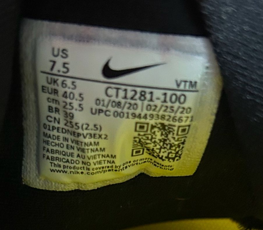 Nike Air Max 270 React ENG UK6.5/EUR40.5номер/25.5см.