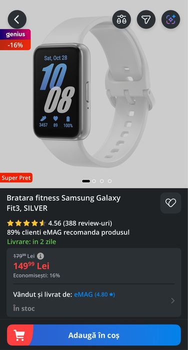 Bratara fitness SAMSUNG Galaxy Fit3