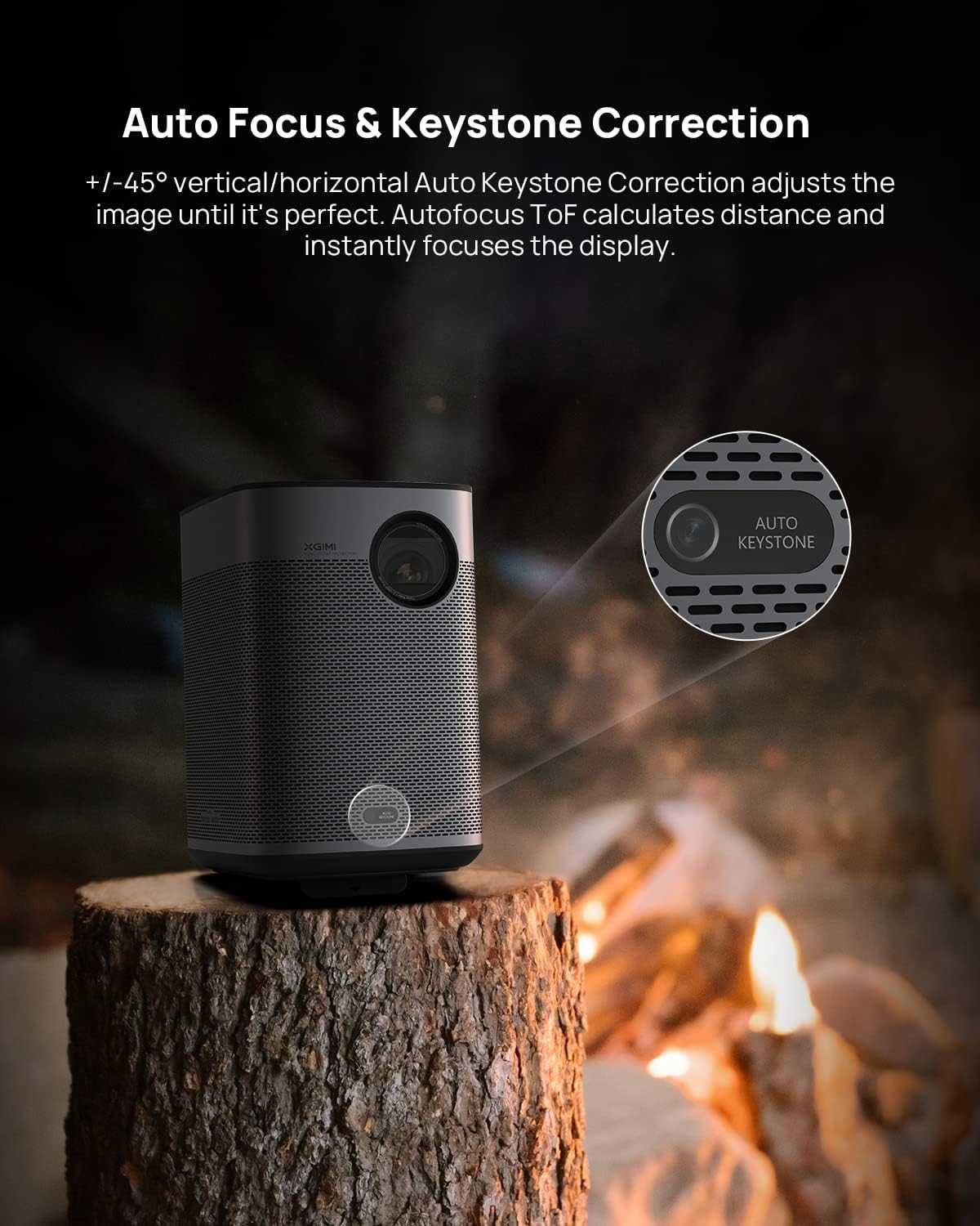 Мобильный проектор XGIMI Halo+ 700ISO Lumens Встроенный Аккумулятор