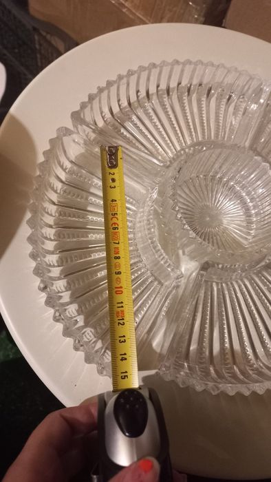 Кристално плато за ядки от 5 части