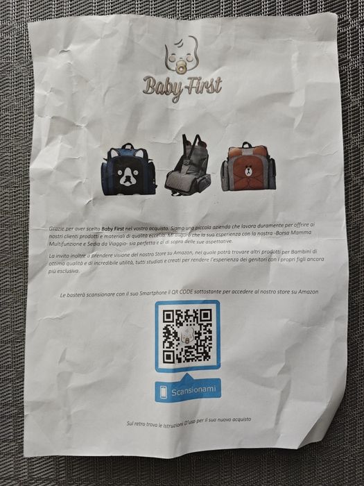 Geanta multifuncționala Baby First