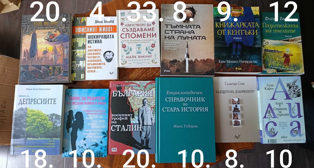 Много книги,за всеки по нещо