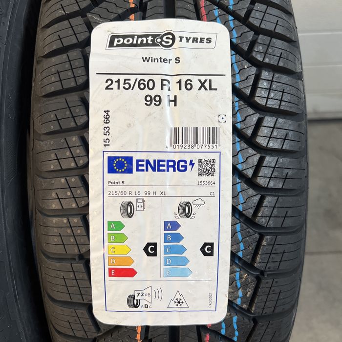 2 Anvelope iarna NOI 215 60 16 Point S (by Continental)