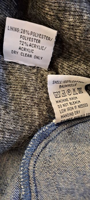 Дънково яке ONLY размер L с пух