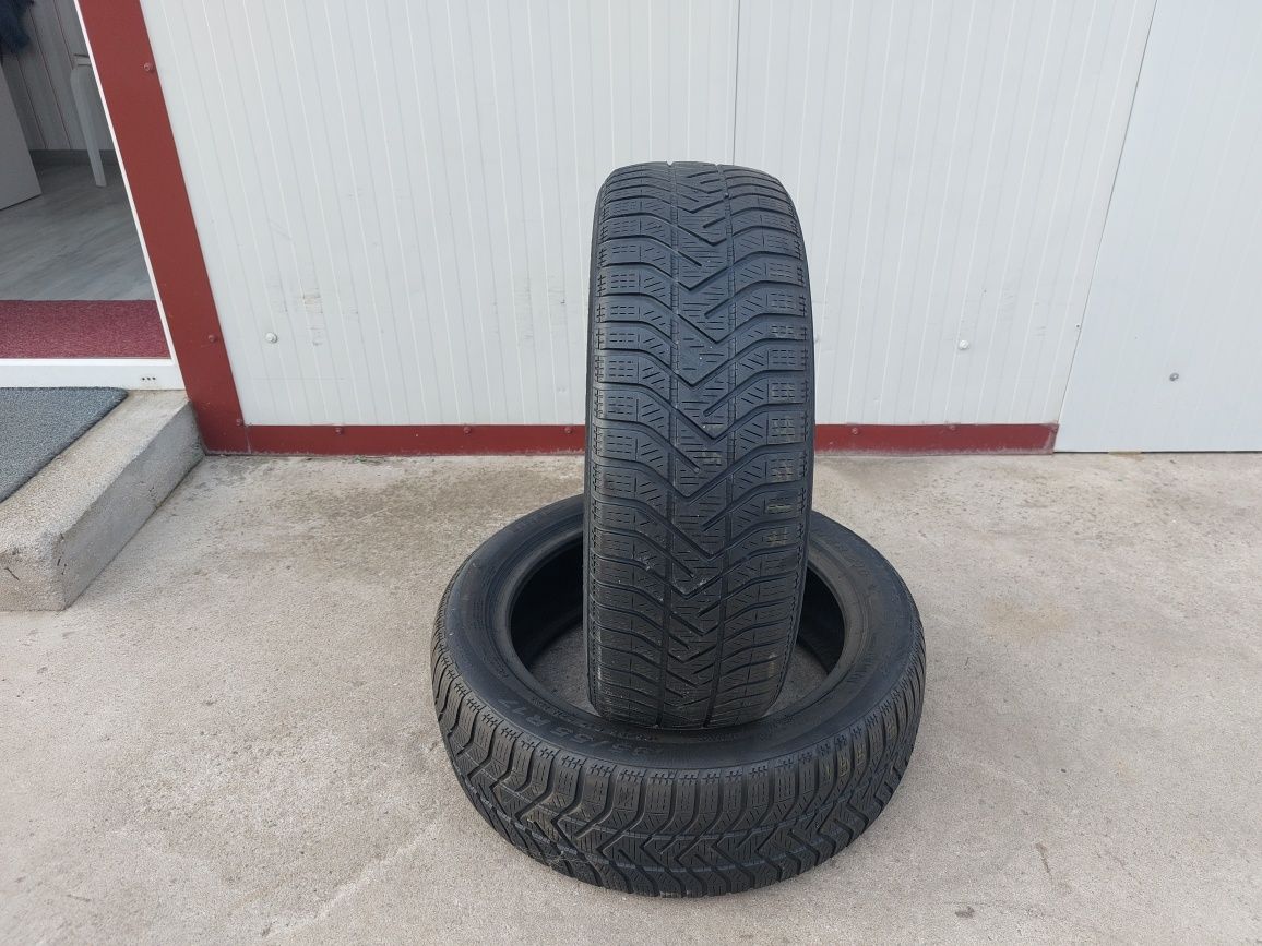 100 lei bucata! Doua anvelope M+S/IARNA 195 55 17 Pirelli