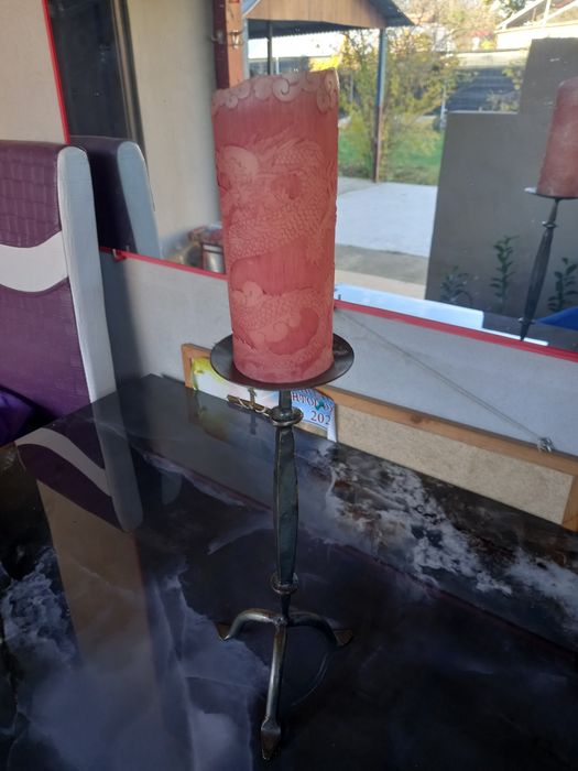 Suport artizanal lumanare