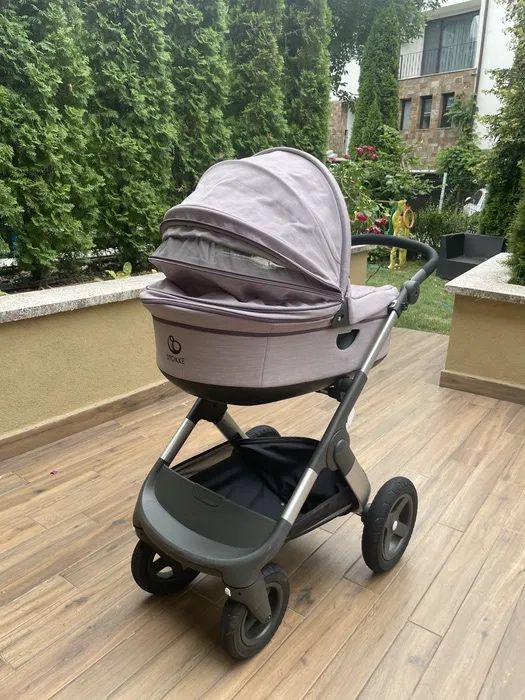 Комбинирана детска количка Stokke Trailz Brushed lilac