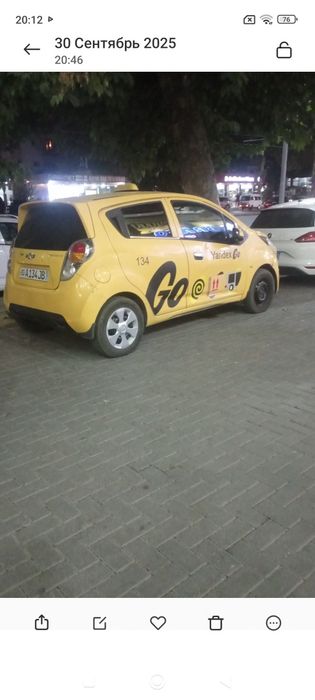 Продаю спарк желтый 2010года