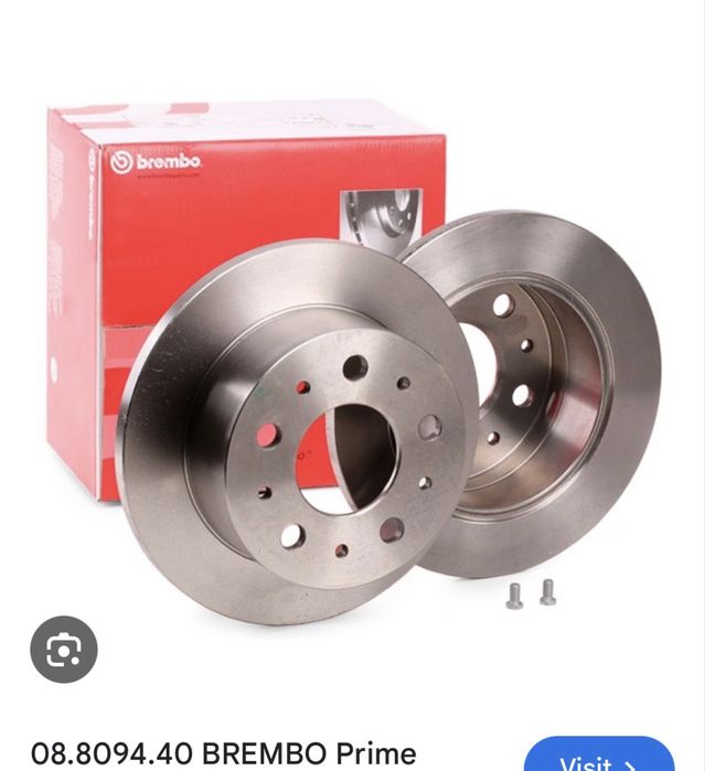 01-06 Пежо Боксер задни дискове и накладки