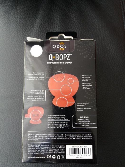 Блутут колонки QDOS Q-Bopz Bluetooth Speaker