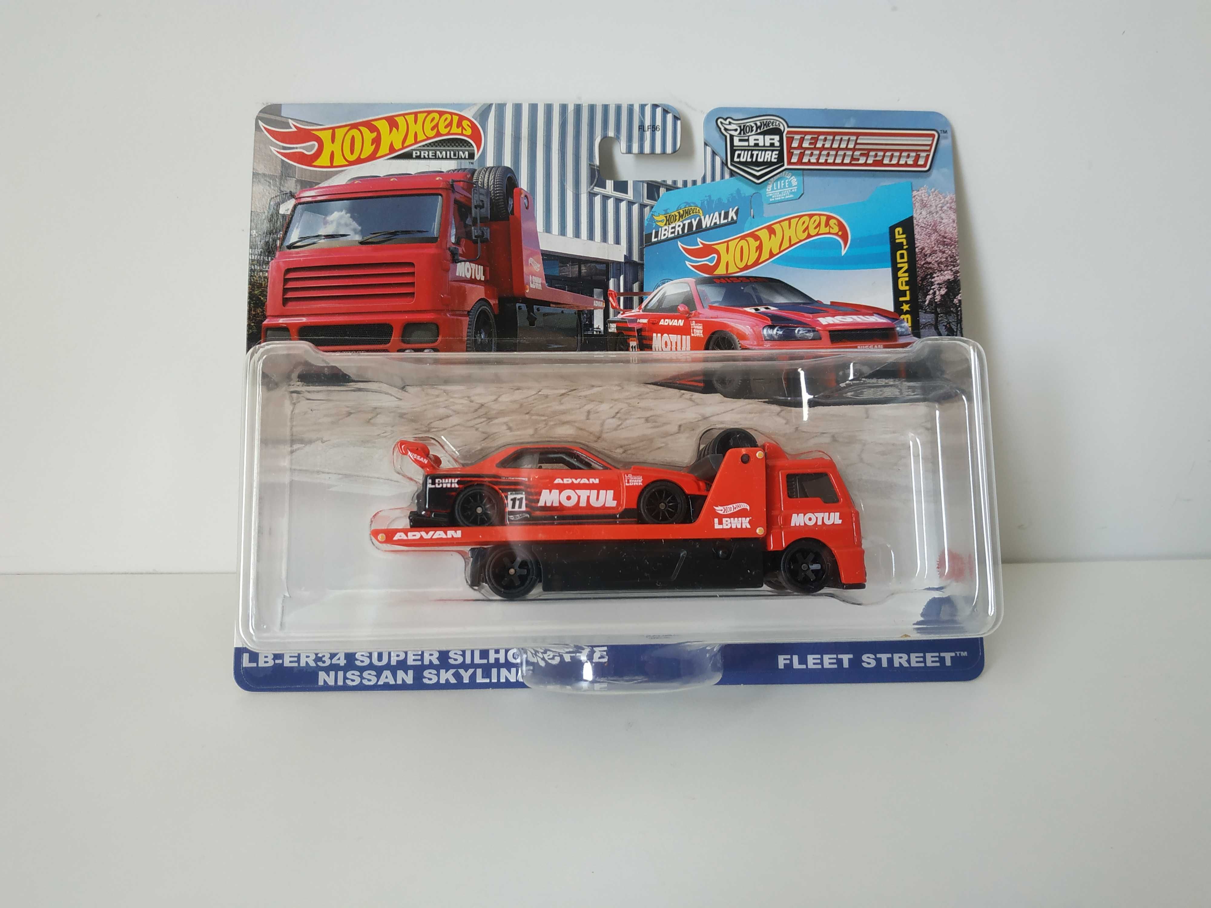 Hot wheels team transport skyline r34