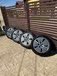 Jante Audi BI-Color, A4 B9, A5, A6, Q5, R17 cu anvelope de vara