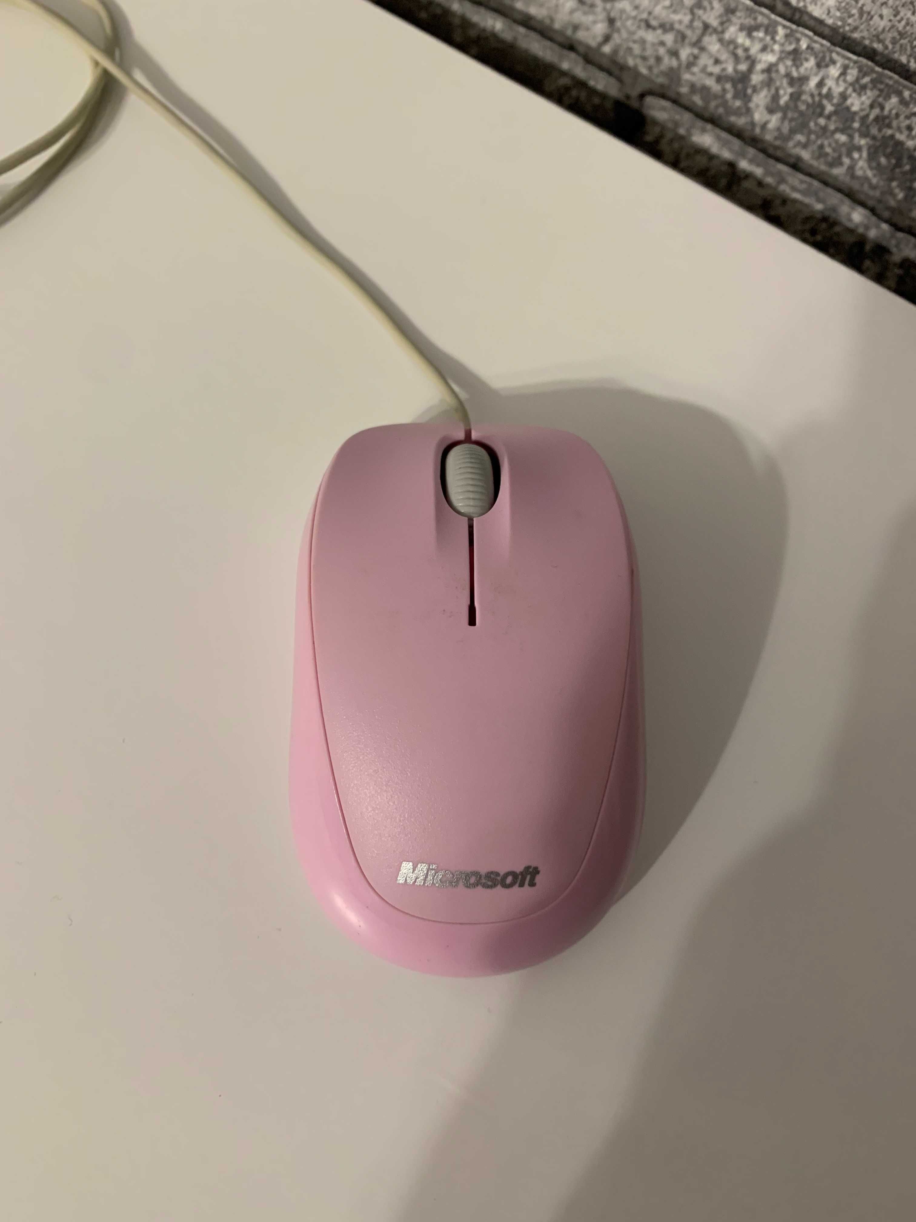 Mouse de laptop, mic, roz, pentru fetite (mana mica)