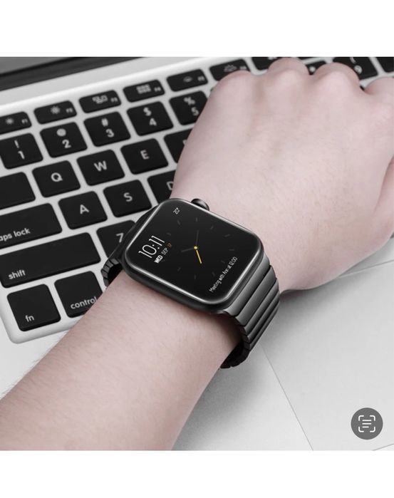 Curea Husa Titanium Loop Apple Watch Seria 1-9 Ultra Incarcator Cablu