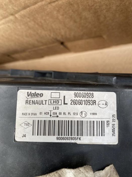 Vand far full led / megane 4 2016-2022