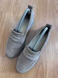 Mocasini - pantofi - espadrile - piele naturală - 36