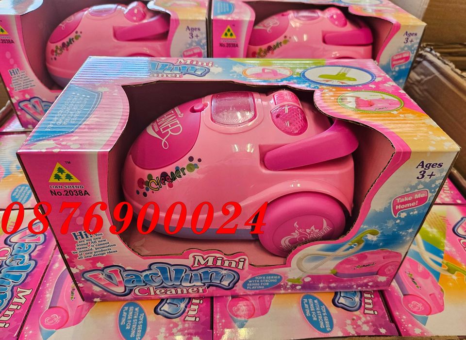 ПРОМО! Детска прахосмукачка със звук и светлини детска играчка